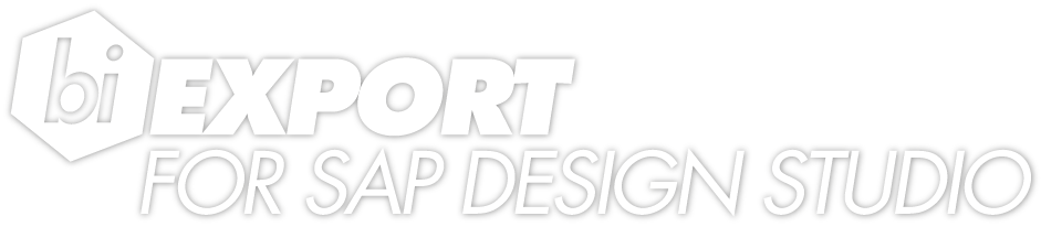 biExport - Für SAP Design Studio